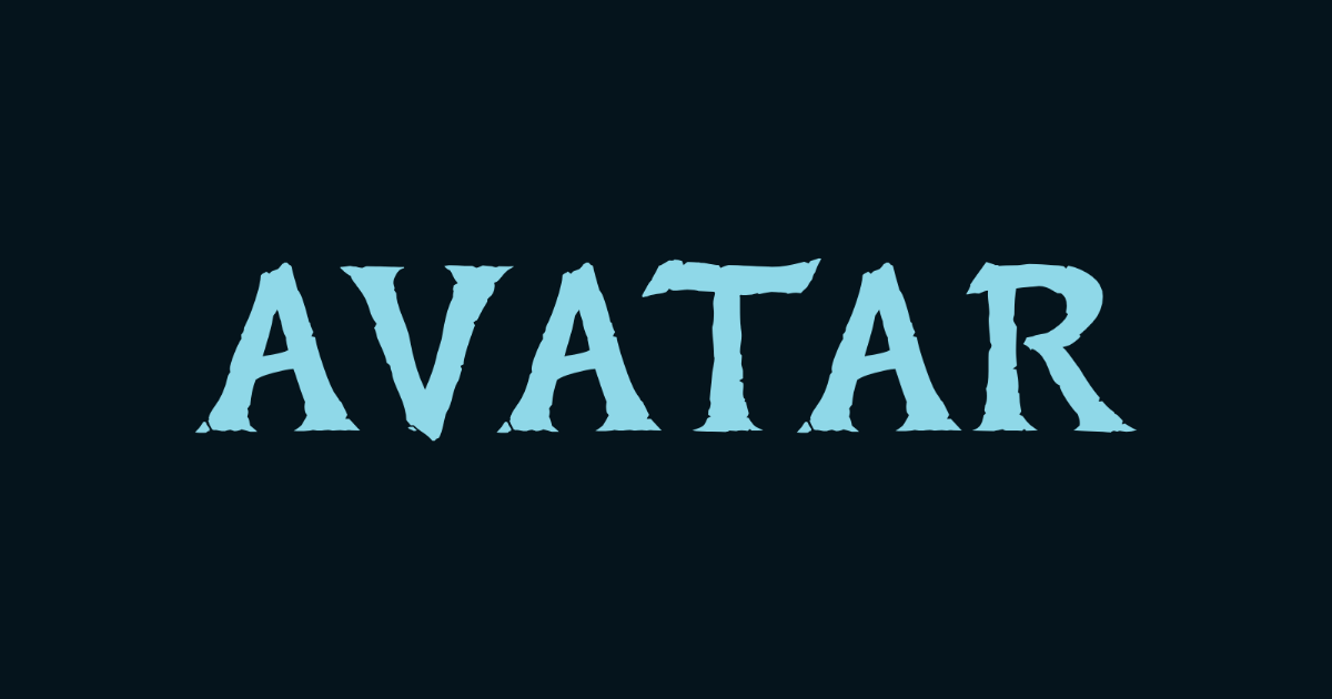 Avatar-style lettering rendered with Toruk SC