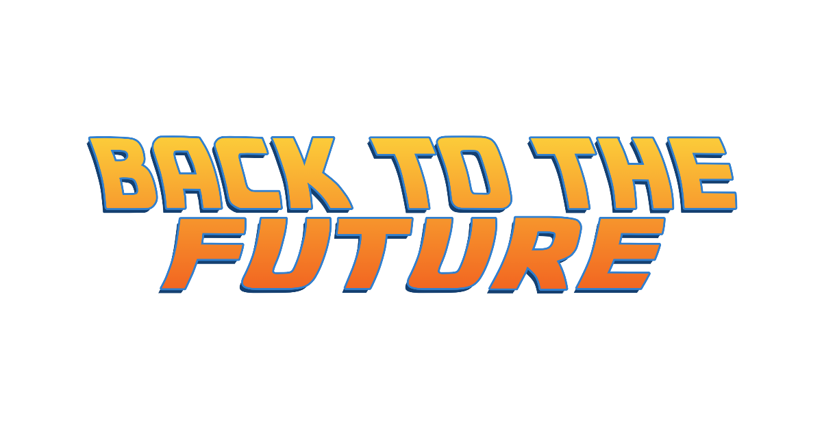 Back to the Future lettering