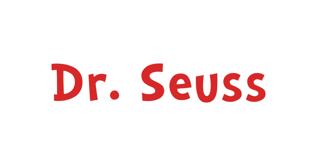 Dr. Seuss-style lettering rendered with Doctor Soos Bold