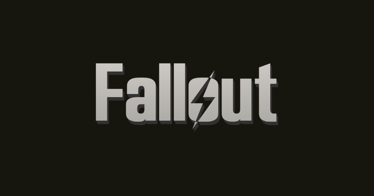 Fallout lettering