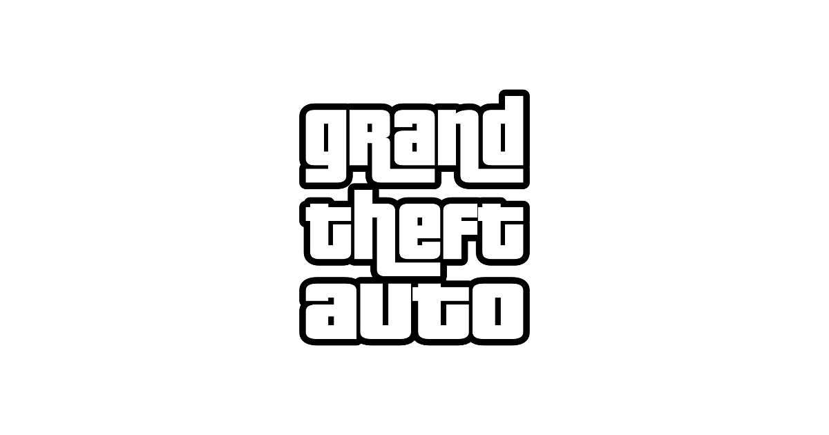 Grand Theft Auto-style lettering rendered with Pricedown Black