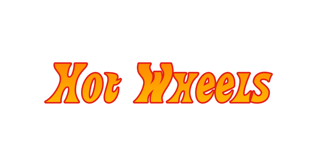 Hot Wheels-style lettering rendered with Heavy Heap