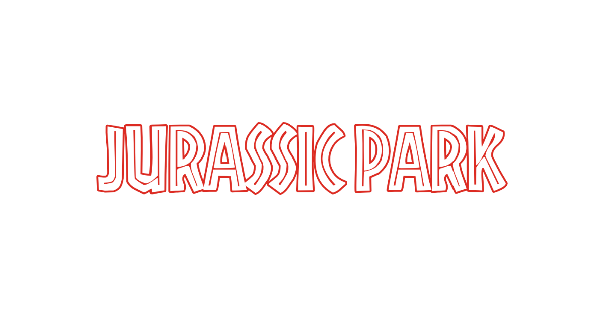 Jurassic Park lettering