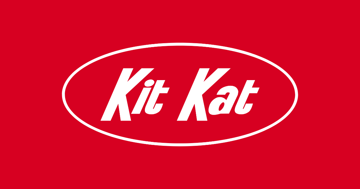 Kit Kat-style lettering rendered with Kitty Katt