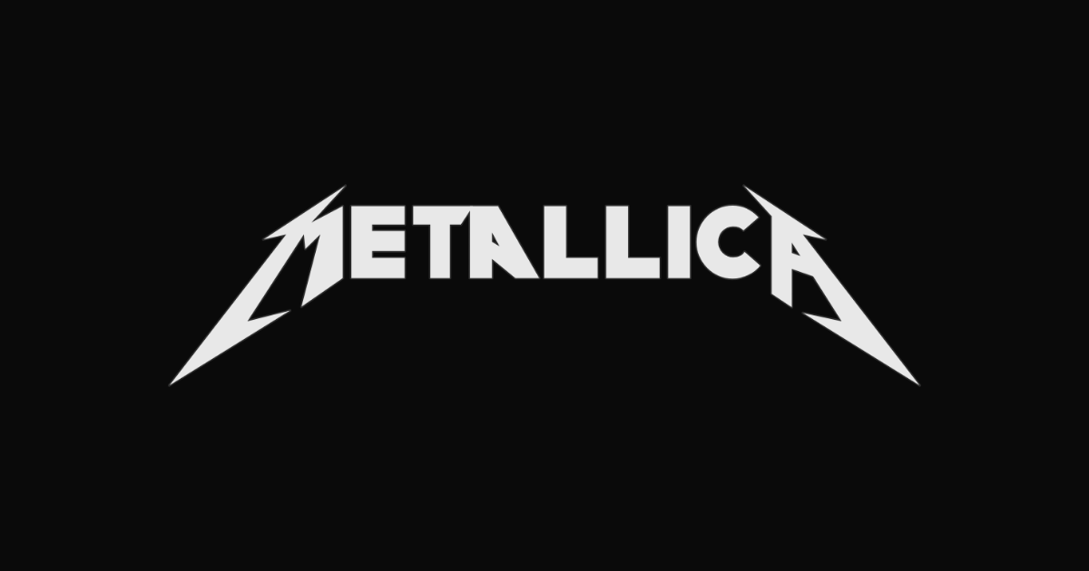 Metallica lettering