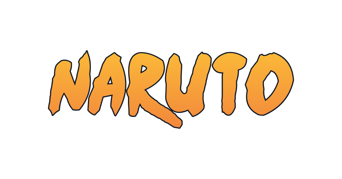 Naruto lettering