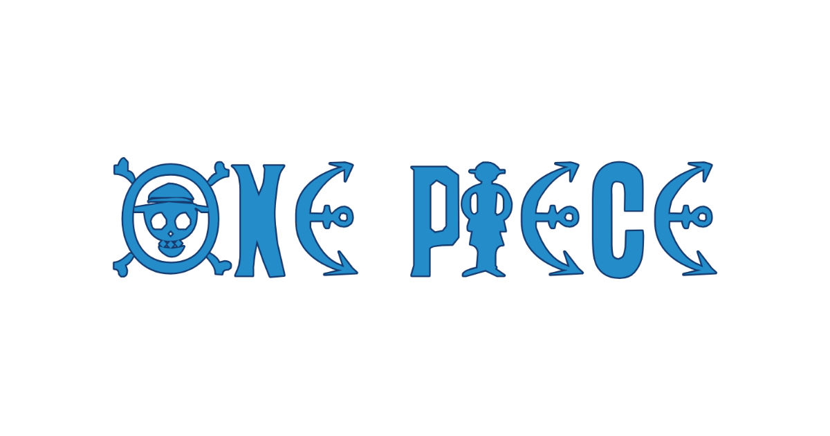 One Piece lettering