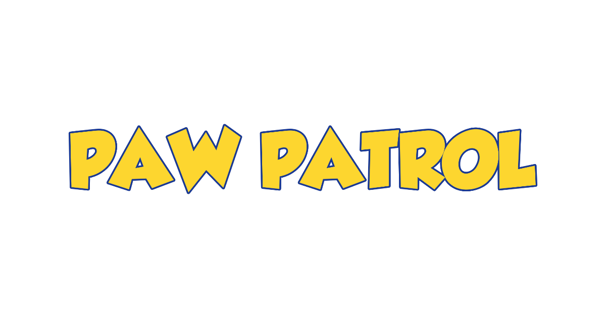 Paw Patrol lettering
