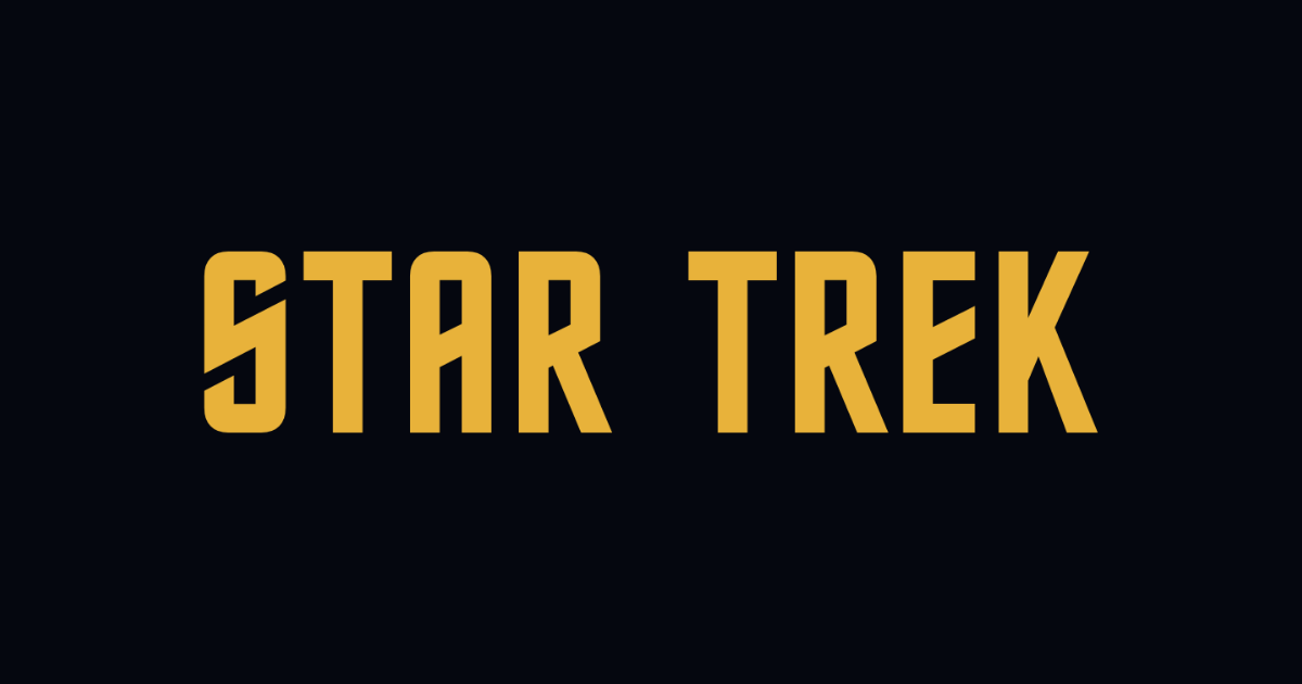 Star Trek-style lettering rendered with Final Frontier Old Style