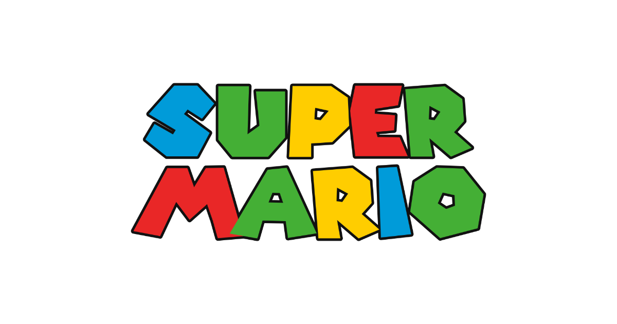 Super Mario lettering