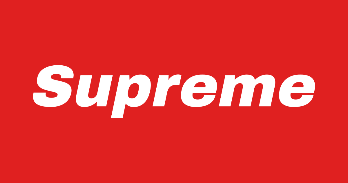 Supreme lettering