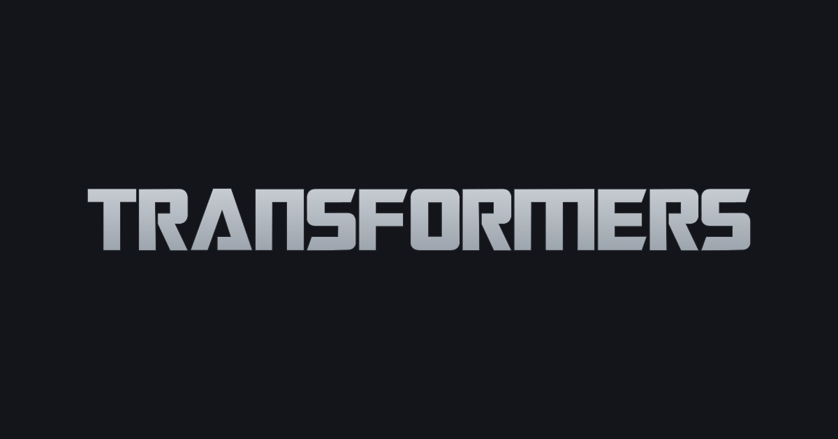 Transformers-style lettering rendered with Transformers Movie