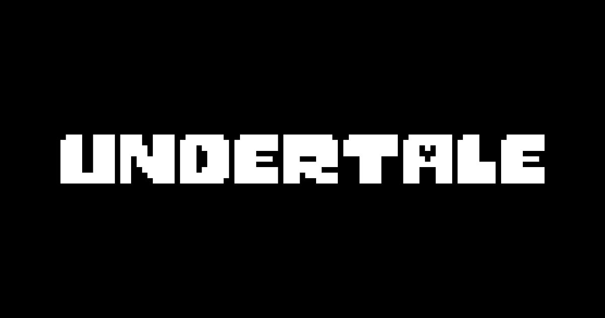 Undertale-style lettering rendered with Monster Friend Fore
