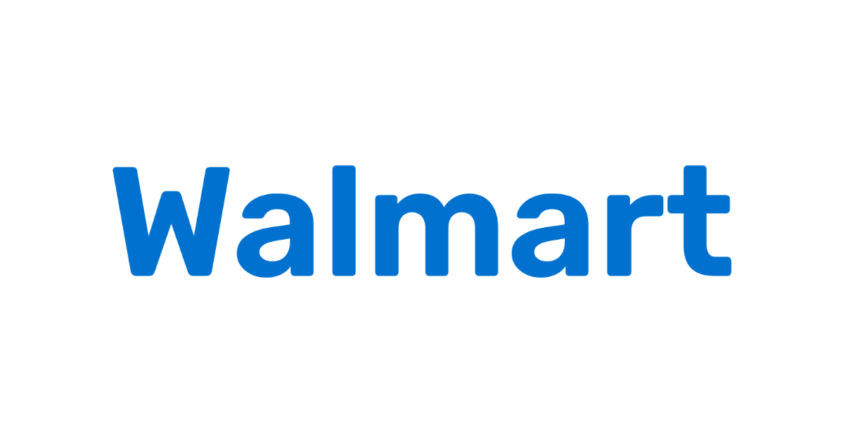 Walmart-style lettering rendered with Rubik