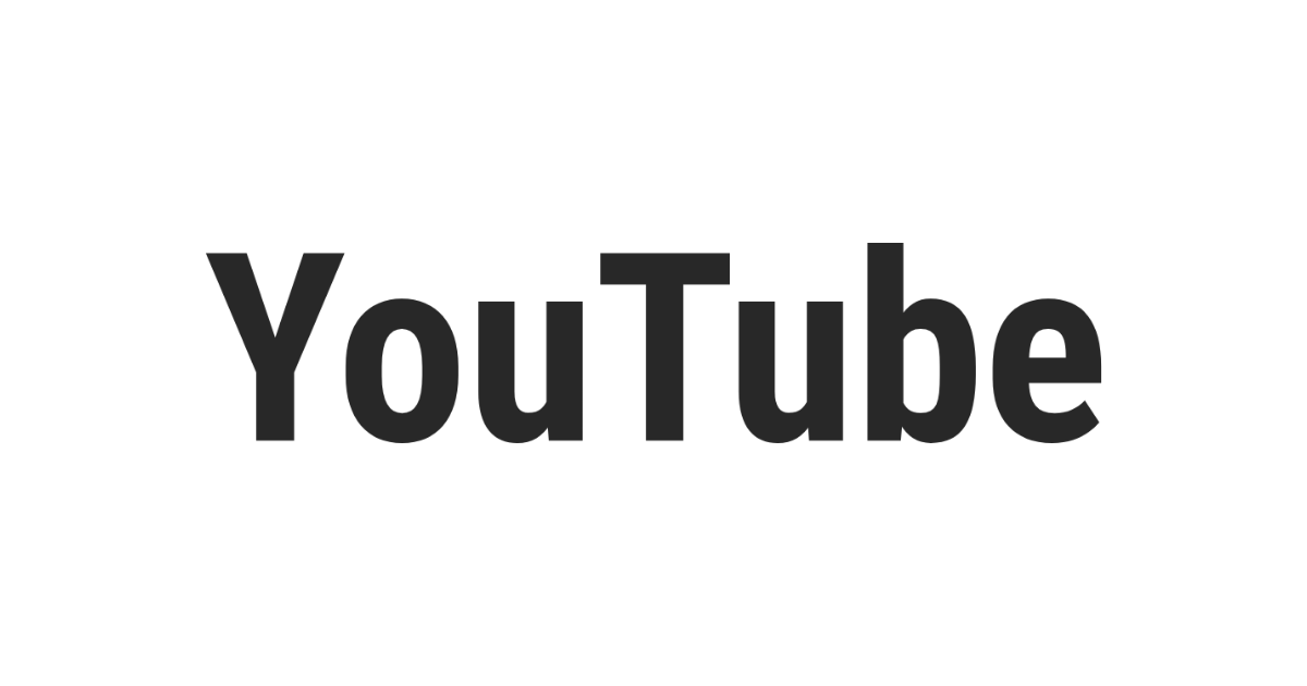 YouTube lettering